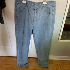 Light denim jeans